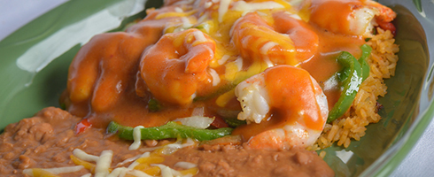 Arroz Con Camarones at Guadalajara Grill, Bar, & Table Side Salsa in Tucson Arizona. Arroz Con Camarones at Guadalajara Grill, Bar, & Table Side Salsa in Tucson Arizona.